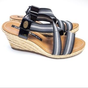 Libby Edelman Sandal Wedge Espadrilles